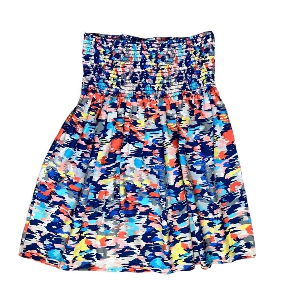 Forever 21 Multicolor Strapless Tunic Size Medium
